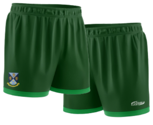 Green GK Short, including club logo, sponsors front and back (if required) and numbers to back and front,